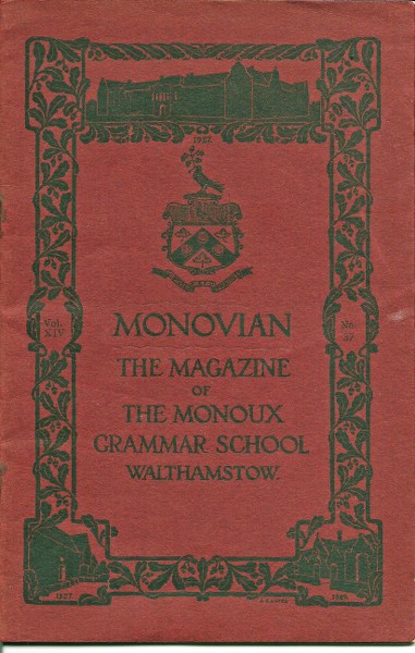 Monovian Front Page 1937