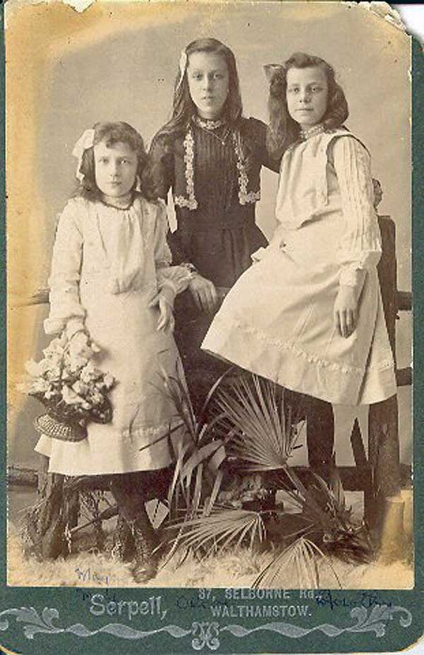 Dorothy, Olive and May Miller