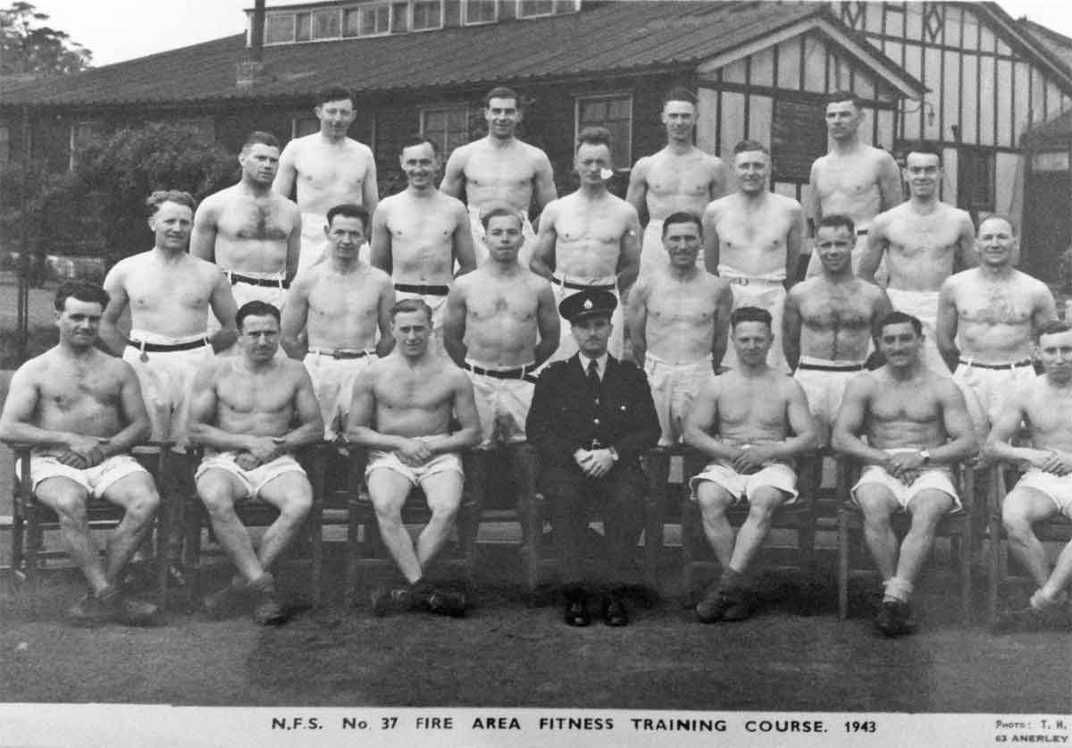 National Fire Service (NO37 Area) - 1943 - Fitness training